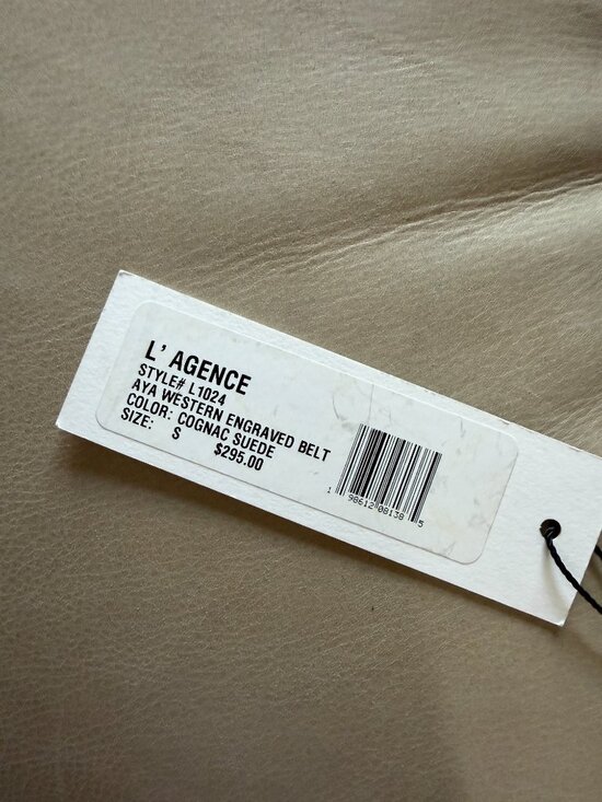 L\'agence Aya Suede Belt main image 4